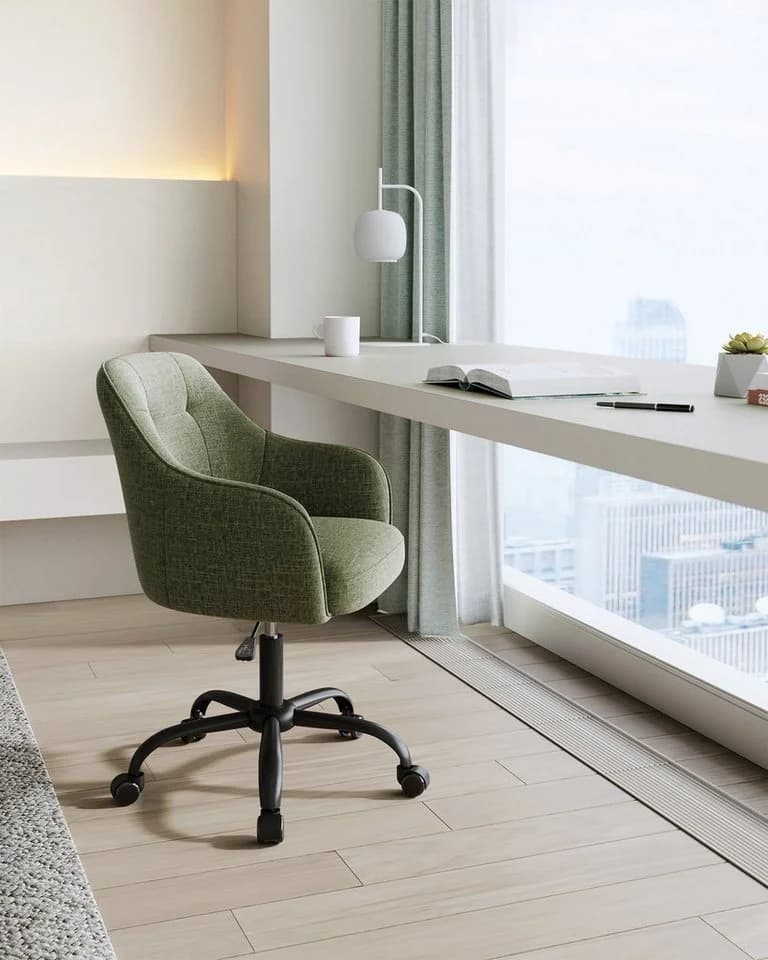 Höhenverstellbarer Bürostuhl in Grün