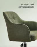Höhenverstellbarer Bürostuhl in Grün Bild 4