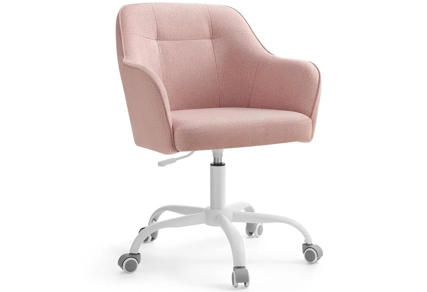 Höhenverstellbarer Bürostuhl in Rosa - Bild 2