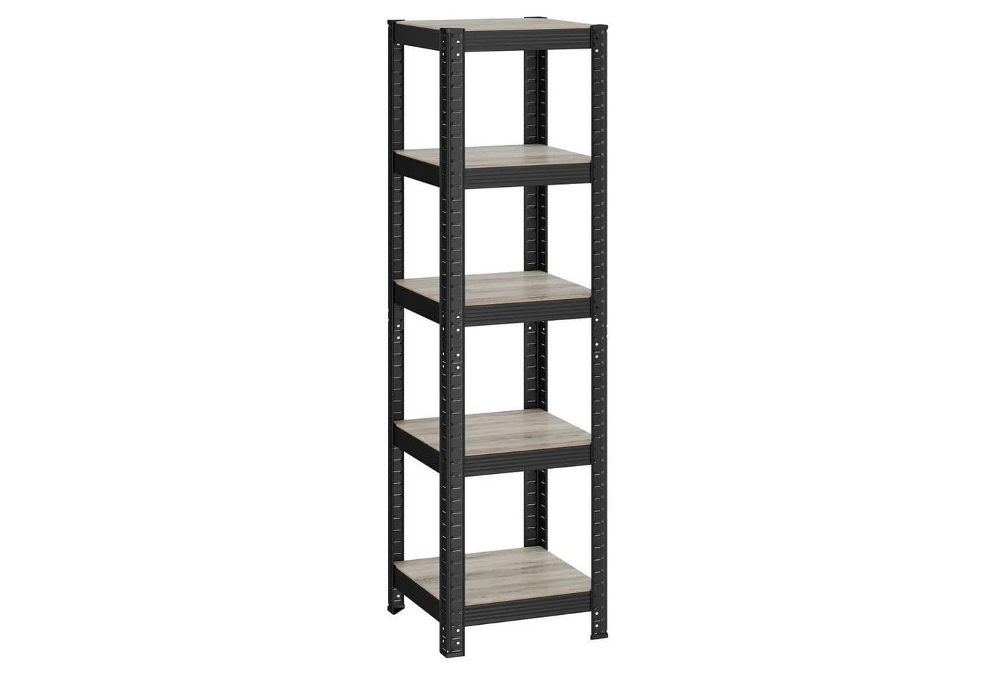SONGMICS Standregal Küchenregal 5 Ablagen verstellbar 37x37x150 cm - Bild 2