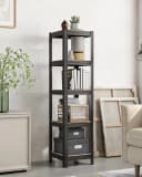 SONGMICS Standregal Küchenregal 5 Ablagen verstellbar 37x37x150 cm Bild 4