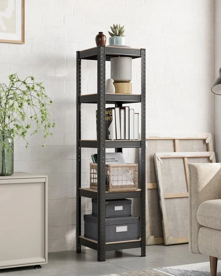 SONGMICS Standregal Küchenregal 5 Ablagen verstellbar 37x37x150 cm - Bild 4