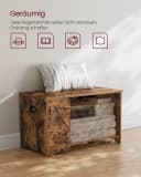 VASAGLE Sitzbank Spielzeugtruhe 80/100 x 40 x 46 cm Holzspanplatte Bild 4