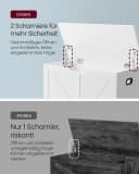 VASAGLE Sitzbank Spielzeugtruhe Sitztruhe 80/100 x 40 x 46 cm Bild 4