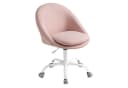 SONGMICS Bürostuhl Rosa Baumwoll-Leinen-Mischgewebe Bild 2