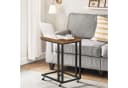 VASAGLE Beistelltisch 2-St. mit Rollen, C-Form, mobiler Kaffeetisch, 35 x 50 x 60 cm Bild 1