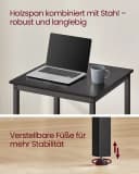 VASAGLE Bartisch Küchentisch Stehtisch 60 x 60 x 92 cm Bild 4