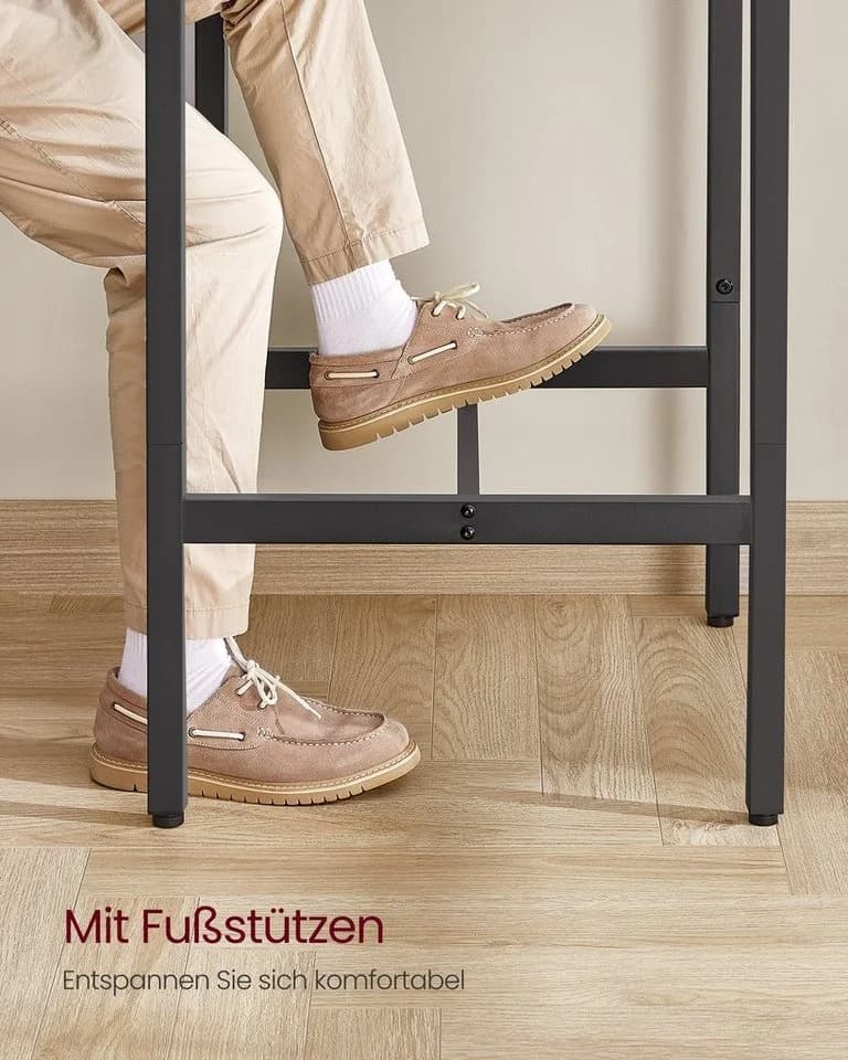 VASAGLE Bartisch Küchentisch Stehtisch 60 x 60 x 92 cm - Bild 5