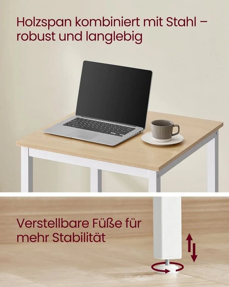 VASAGLE Bartisch Küchentisch Stehtisch 60x60x92 cm - Bild 4