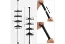 SONGMICS Duschregal Eckregal Bad 4 Ablagen Höhenverstellbar 85-305 cm Bild 4