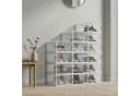 SONGMICS Schuhbox 12er Set Transparent Schwarz Aufbewahrungsbox Bild 3