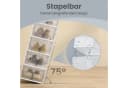 SONGMICS Schuhbox 12er Set Transparent Schwarz Aufbewahrungsbox Bild 4