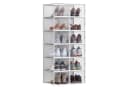 SONGMICS Schuhbox Aufbewahrungsboxen 12 St. Transparent-Weiß Bild 2