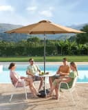 SONGMICS Sonnenschirm 300 cm UPF 50+ Beige Bild 1