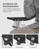 SONGMICS Campingstuhl Klappstuhl 2er Set bis 150 kg belastbar Bild 5