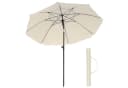 SONGMICS Sonnenschirm 160cm UPF 50+ Beige Bild 2