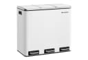 SONGMICS Mülltrennsystem 3x18L Weiß Bild 2