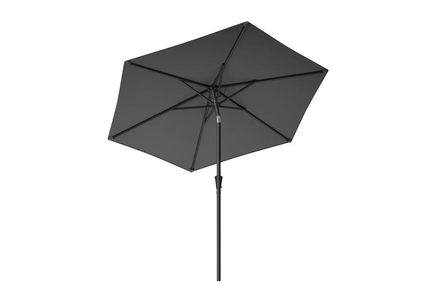 SONGMICS Sonnenschirm UPF 50+ mit Kurbel