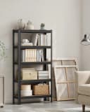 Standregal im Industrielook aus Stahl und Holzwerkstoff Bild 3