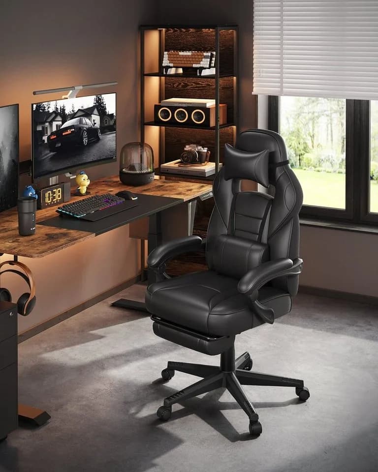 SONGMICS Gaming-Stuhl Ergonomischer Bürostuhl Home-Office