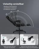 SONGMICS Gaming-Stuhl Ergonomischer Bürostuhl Home-Office Bild 3