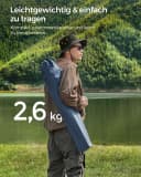 SONGMICS Campingstuhl Klappstuhl 2er Set bis 150 kg belastbar Blau Bild 4