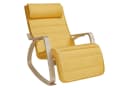 SONGMICS Schaukelsessel Relaxsessel Beige Bild 2
