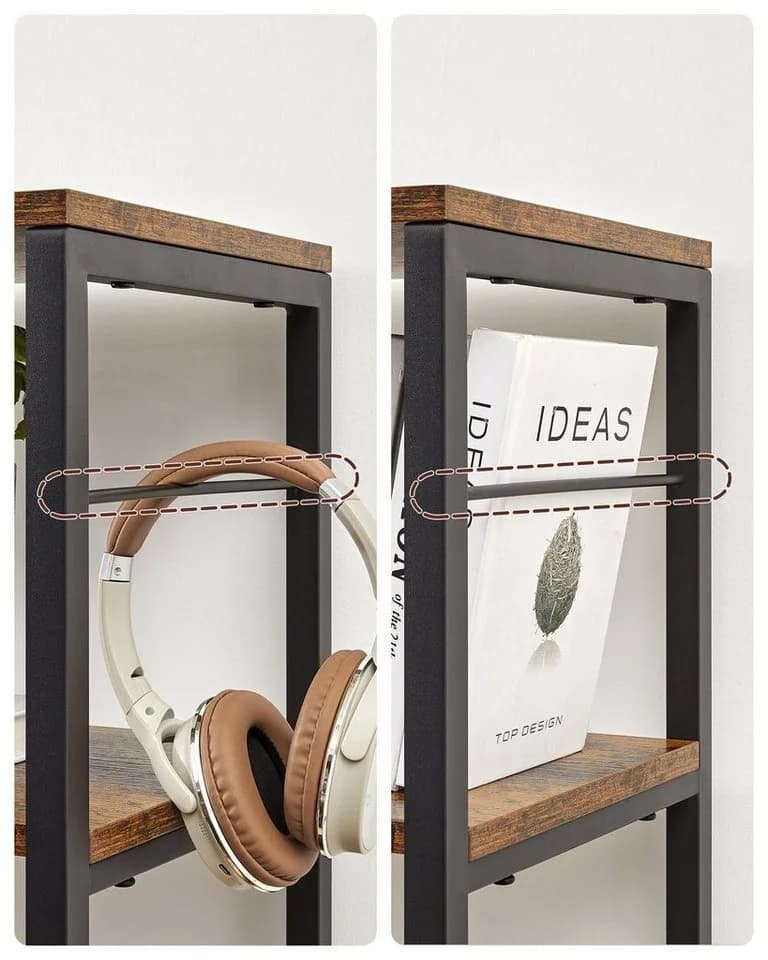 VASAGLE Bücherregal Standregal mit 6 Ebenen Industrie-Design - Bild 4