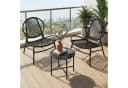 SONGMICS Gartenlounge-Set 3-tlg. 2 Stühle 1 Beistelltisch PE-Polyrattan Bild 2