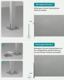 SONGMICS Seitenmarkise Sichtschutz Windschutz Markise ausziehbar Bild 4