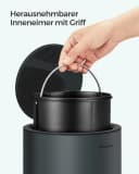SONGMICS Kosmetikeimer Softclose 3L Schwarz/Grüngrau Bild 5