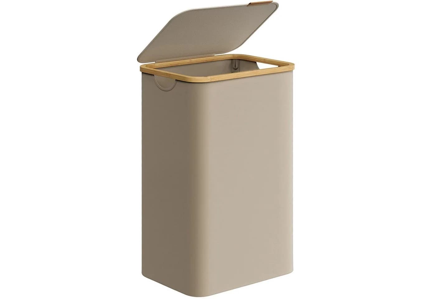 SONGMICS Wäschekorb 90 L mit Deckel und herausnehmbarem Wäschesack - Bild 2
