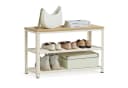 VASAGLE Schuhbank Beige Schuhregal 73x30x45 cm Bild 2