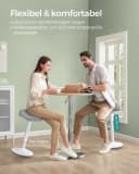 SONGMICS Arbeitshocker Stehhocker 360° neigbar Bild 3