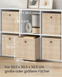 SONGMICS Aufbewahrungsboxen 6er Set Sandbeige Vliesstoff Bild 3