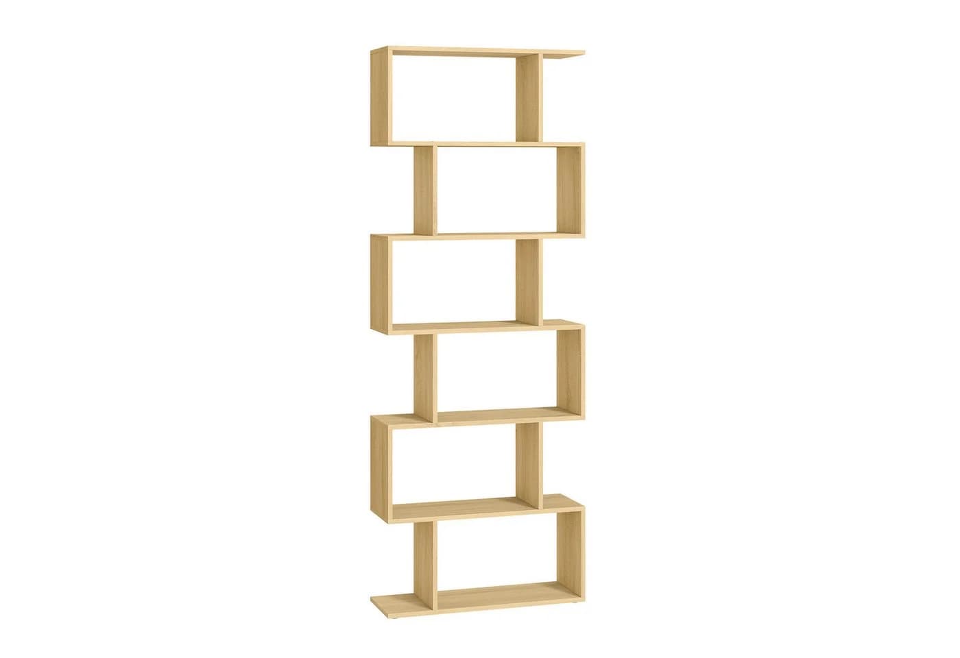 VASAGLE Bücherregal 6 Fächer Holzwerkstoff 70x190,5x24cm