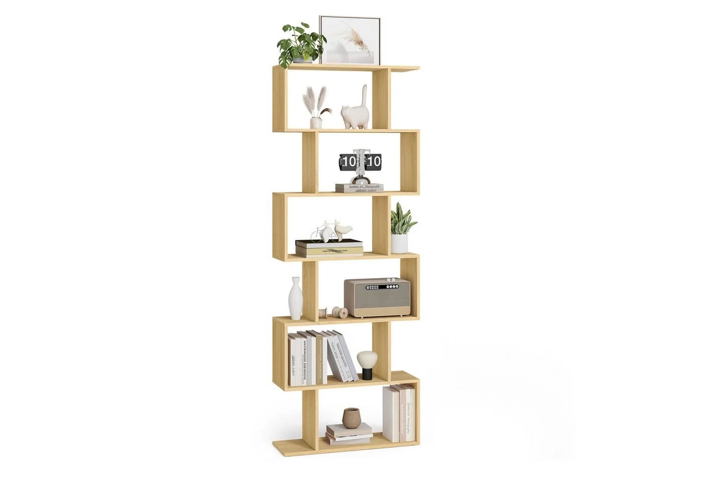 VASAGLE Bücherregal 6 Fächer Holzwerkstoff 70x190,5x24cm - Bild 2