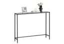 VASAGLE Konsolentisch Beistelltisch Hartglas Moderner Sofatisch Flur Bild 2