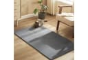 SONGMICS HOME Wohnzimmerteppich Rechteck Rutschfest Maschinenwaschbar Modern Grau Bild 1