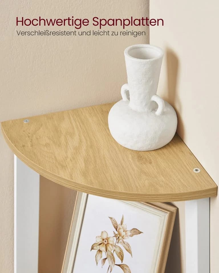 VASAGLE Eckregal Bücherregal 4/5 Ebenen Stahlrahmen 125/159cm - Bild 5