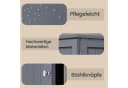 VASAGLE Schuhschrank Landhausstil Grau MDF 35x80x70 cm Bild 5