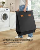 SONGMICS Wäschekorb 115 Liter Klappbares X-Gestell Bild 4