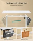 SONGMICS Höhenverstellbarer Schreibtisch Elektrisch 120x60 cm USB-C Memory-Funktion Bild 4