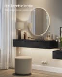 VASAGLE Nachttisch 2er Set Schwebend Beige Bild 5