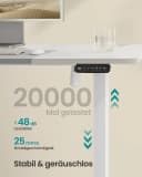 SONGMICS Schreibtisch Höhenverstellbar Elektrisch USB-C 180 cm Bild 3