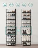 SONGMICS Schuhregal 20 Paar Schuhe Metallgestell 10 Ebenen Bild 3