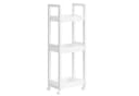 SONGMICS Badregal BCB083 Badezimmerregal 3 Ebenen Weiß Bild 1