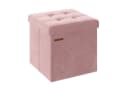 SONGMICS Sitzbank Aufbewahrungsbox 300 kg belastbar Pastellrosa Bild 2