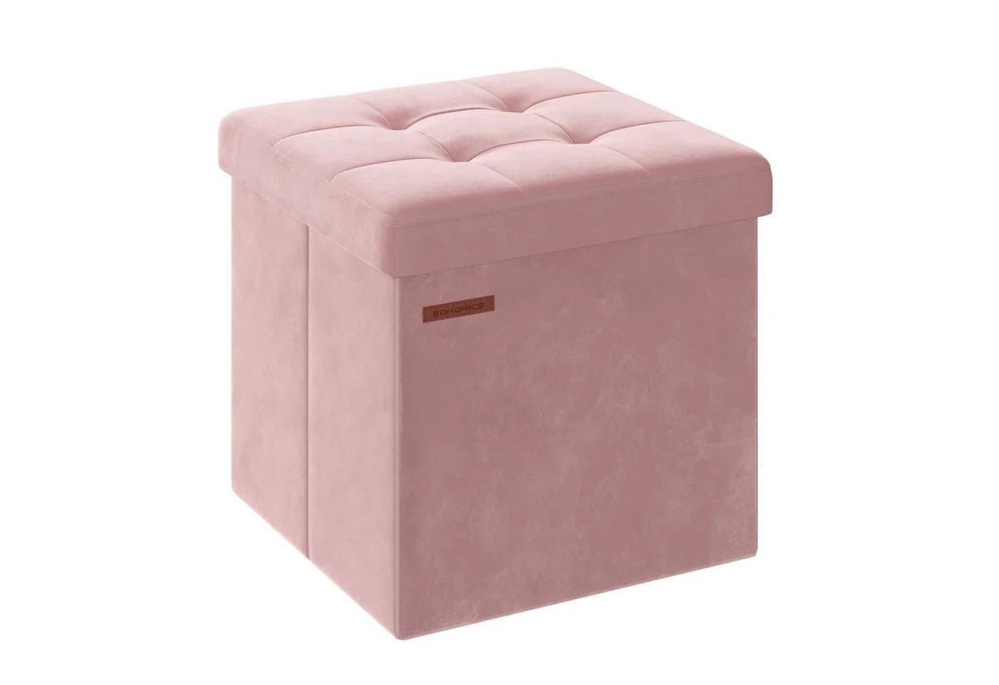 SONGMICS Sitzbank Aufbewahrungsbox 300 kg belastbar Pastellrosa - Bild 2
