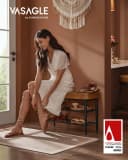 VASAGLE Schuhbank Schuhregal EKHO Series Kunstleder 30 x 100 x 50 cm Bild 1
